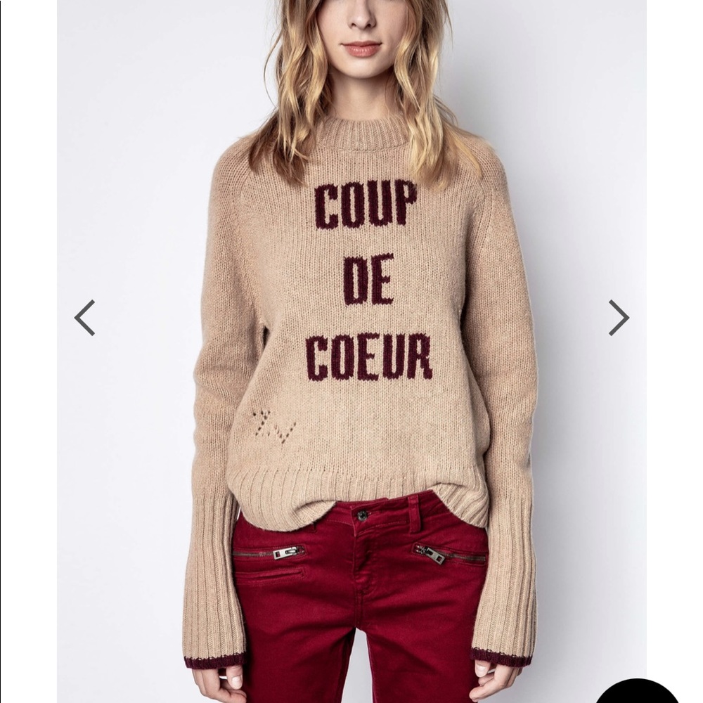 NWT Zadig&Voltaire MADDY MW SWEATER
